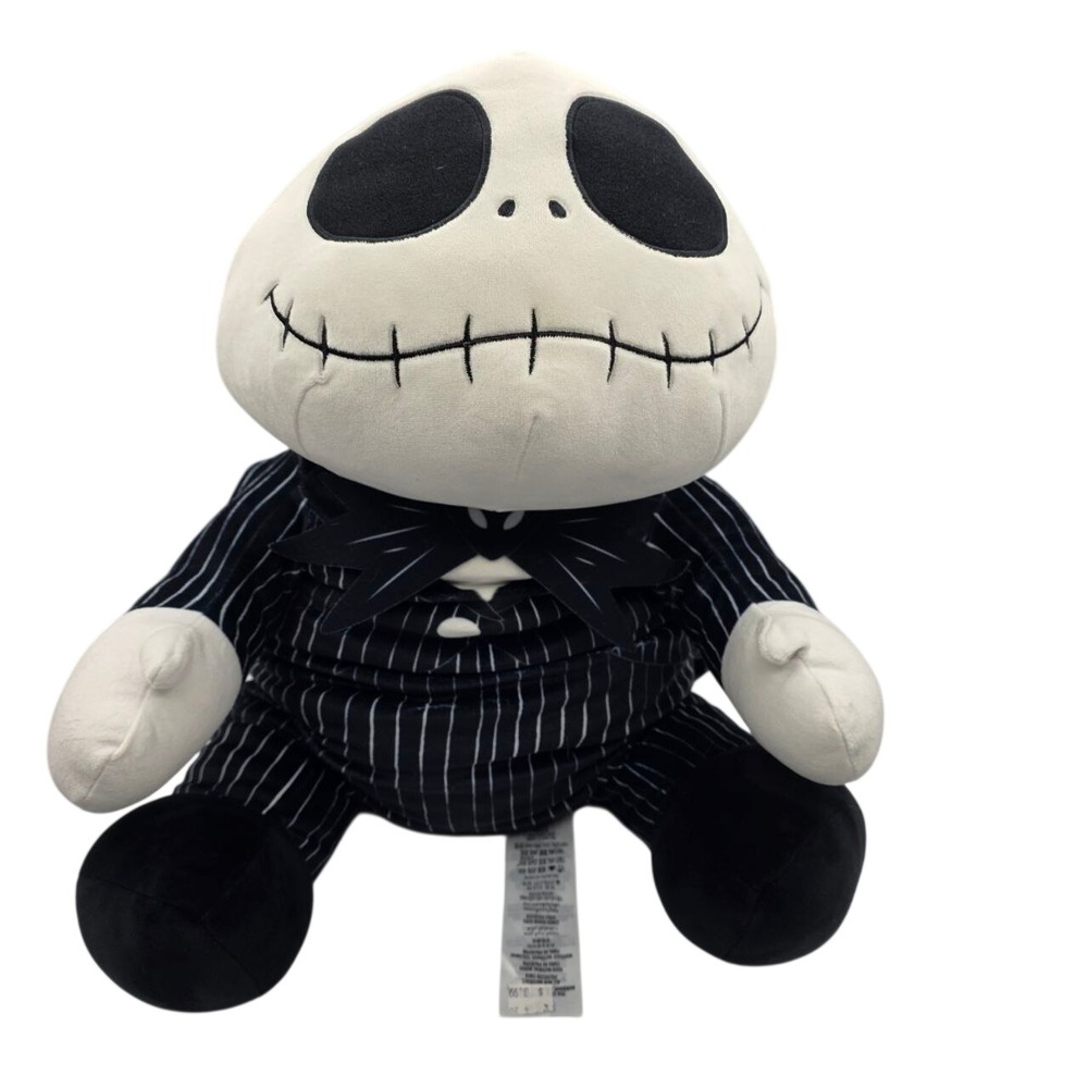 Disney Nightmare Before Christmas Jack Skellington Pinstripe Plush 24 Inch LARGE